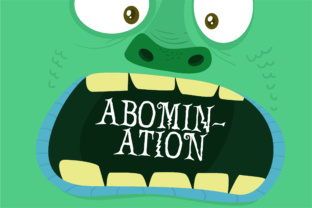 Abomination Font: A Spooky Serif for Creative Makers