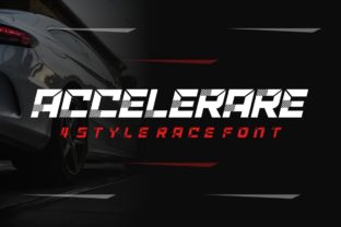 Accelerare: A Sporty Typeface for Digital Speed