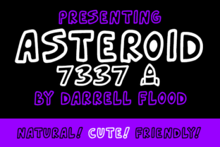 Asteroid 7337 Font Review: A Bold, Playful Typeface for Creative Projects