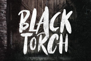 Black Torch Font: A Bold Brush Typeface for Digital Design