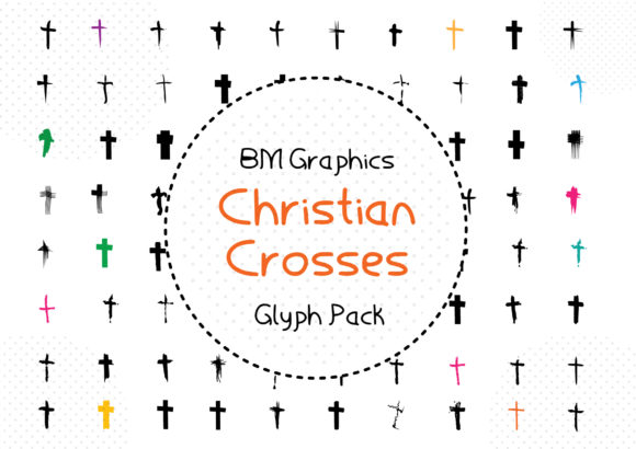 BM Graphics - Christian Crosses Font for Web Design