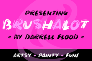 Brushalot: A Beautiful Font for Branding with Personality