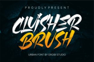 Cluisher Brush: A Dynamic Typeface for Web Designers