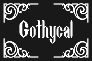 Gothycal Font: A Gothic Typeface for Craft and Commercial Projects