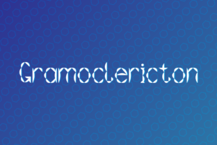 Gramoclericton Font: A Decorative Typeface for Digital Design