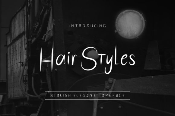 Hair Styles: A Bold, Authentic Typeface for Digital Design