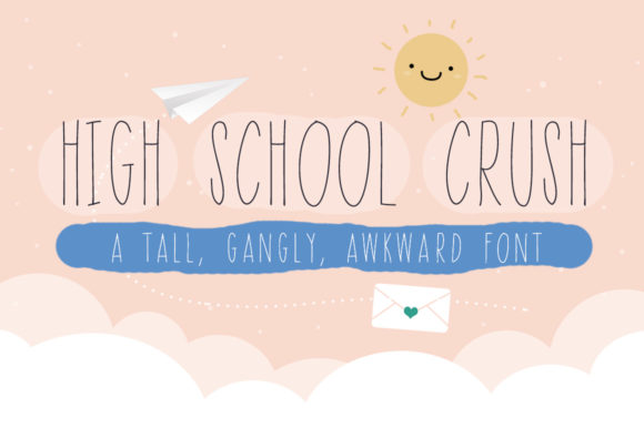 High School Crush Typeface: A Balanced Blend for Editorial Design