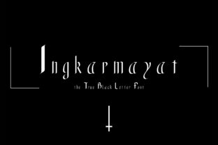 Ingkarmayat: A Premium Blackletter Typeface for Editorial Design