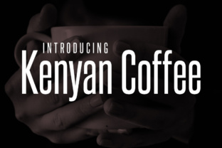 Kenyan Coffee Font: A Polished Touch for Small Business Branding