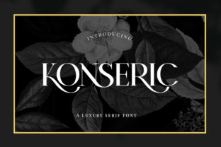 Konseric Font: A Sophisticated Typeface for Digital Branding