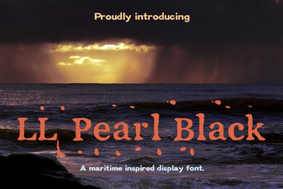 LL Pearl Black Font: A Grunge-Inspired Typeface for Digital Design