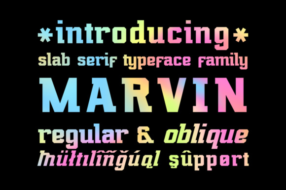 Marvin Regular: A Balanced Slab Serif for Branding and Print