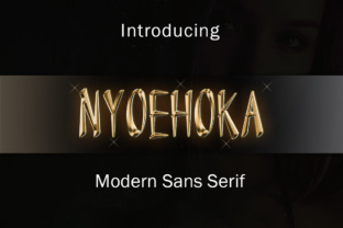 Nyoehoka Typeface Brings Casual Vibe to Branding Projects