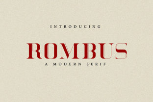 Rombus Font: A Sophisticated Typeface for Bold Campaigns