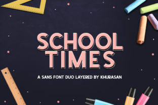 School Times Font: A Versatile Typeface for Crafting and Commercial Projects