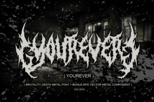 Yourever: A Brutal Blackletter Font for Bold Marketing Impact